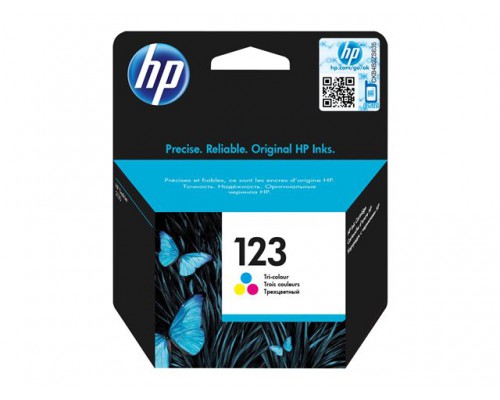 HP 123 Tri-color Original Ink Cartridge