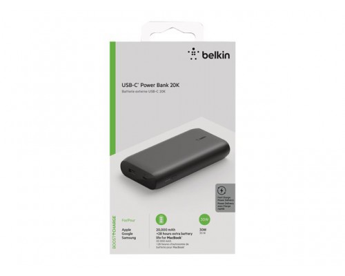 BELKIN 20.000 MAH 30W POWER DELIVERY POWER BANK