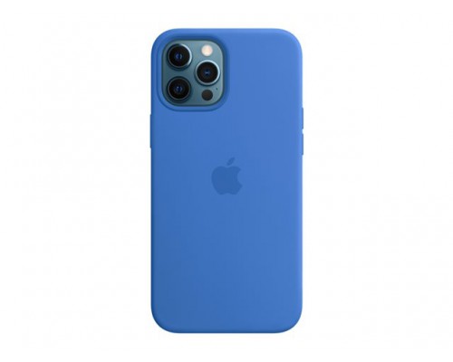APPLE iPhone 12 Pro Max Silicone Case with MagSafe - Capri Blue