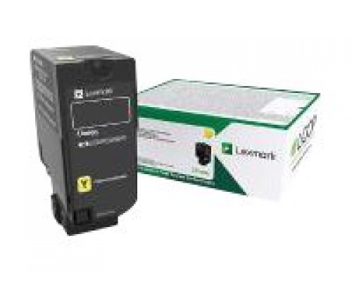 LEXMARK 15K Return Program Gele Toner Cartridge CS&sol;CX827