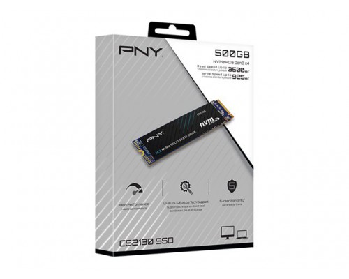 PNY XLR8 CS2130 500GB M&period;2 NVMe Internal Solid State Drive