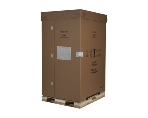 APC NetShelter SX 42U 750mm Wide x 1200mm Deep Enclosure with Sides Black -2000 lbs&period; Shock Packaging