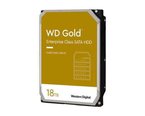 WD Gold 18TB HDD 7200rpm 6Gb&sol;s sATA 512MB cache 3&period;5inch intern RoHS compliant Enterprise Bulk