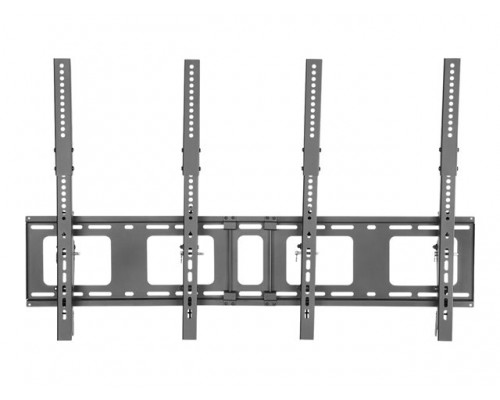 NEOMOUNTS BY NEWSTAR Flat Screen Wall Mount for menu board - 2 screens - portrait 40-50inch Black