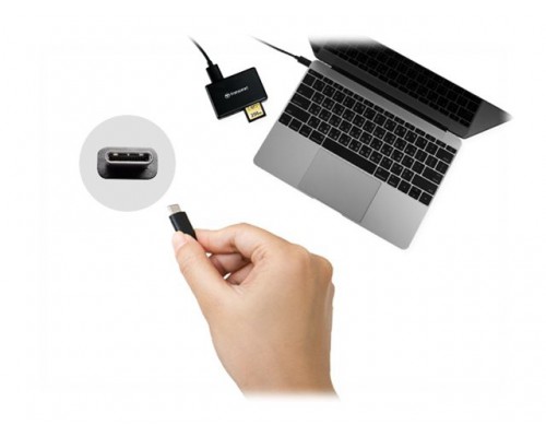 TRANSCEND All-in-1 Multi Memory Card Reader USB 3.1 Gen 1 Type C