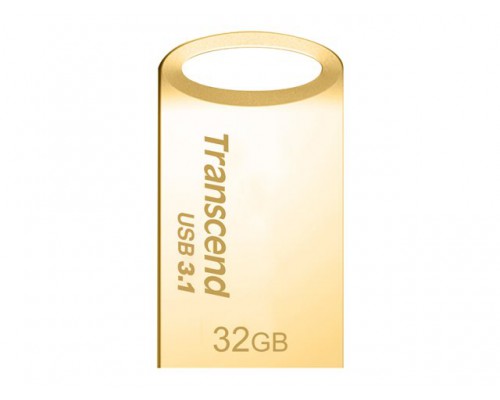 TRANSCEND JF 710 32GB Gold Plating USB 3&period;0 Gold