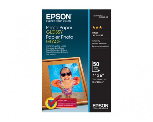 EPSON S042547 Photo paper glossy 200g&sol;m2 100x150mm 50 sheets 1-pack