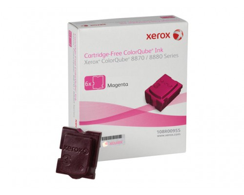 XEROX 8870 ColorQube magenta standard capacity 6 x 2&period;883 paginas 6-pack