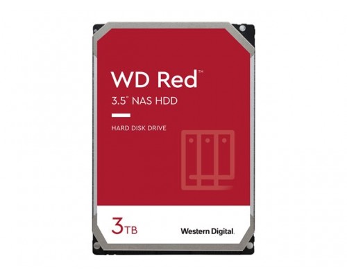 WD Red 3TB SATA 6Gb&sol;s 256MB Cache Internal 8&period;9cm 3&period;5Inch 24x7 IntelliPower optimized for SOHO NAS systems 1-8 Bay HDD Bulk