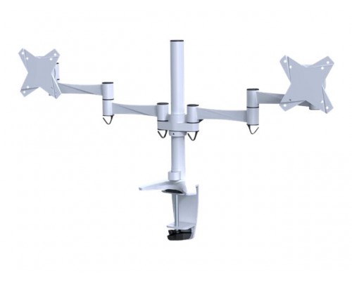 NEOMOUNTS BY NEWSTAR FPMA-D1330DWHITE 10-27inch Flat Screen Desk Mount clamp&sol;grommet