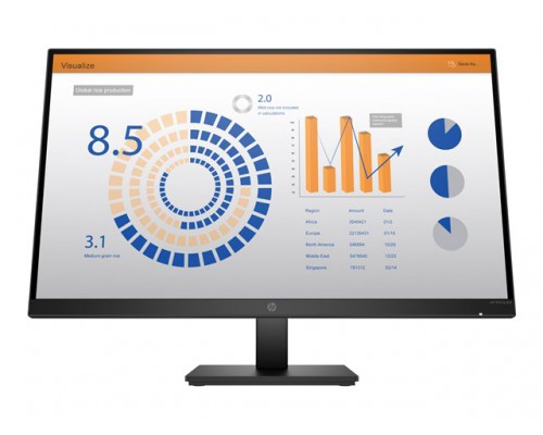 HP ProDisplay P27q G4 27inch QHD 2560x1400 16&colon;9 5ms 1xHDMI 1xVGA Height Adjust Monitor