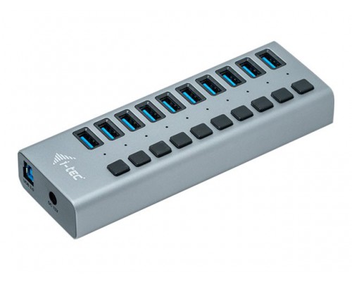I-TEC USB 3.0 Charging HUB 10port port with external power adapter 48W 10x USB charging port for Tablets Notebooks Ultrabooks PC