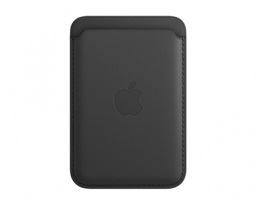 APPLE iPhone Leather Wallet with MagSafe Saddle Black