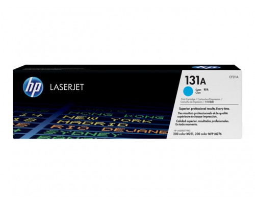 HP 131A originele toner cartridge cyaan standard capacity 1&period;800 paginas 1-pack