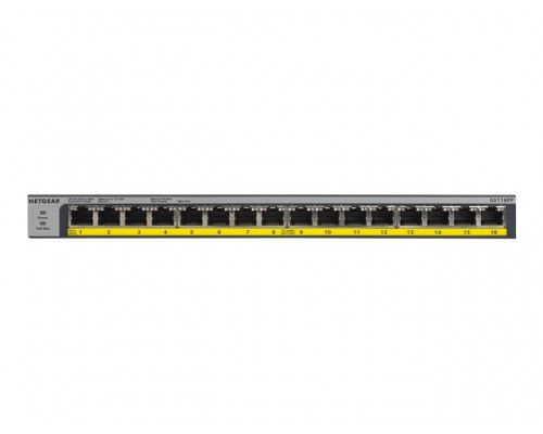 NETGEAR 16PT POE/POE+GIGABIT UNMANAGED SWITCH