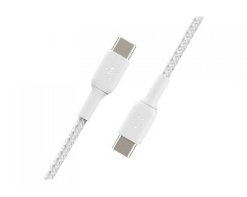 BELKIN Braided C-C 2.0 1M WHT
