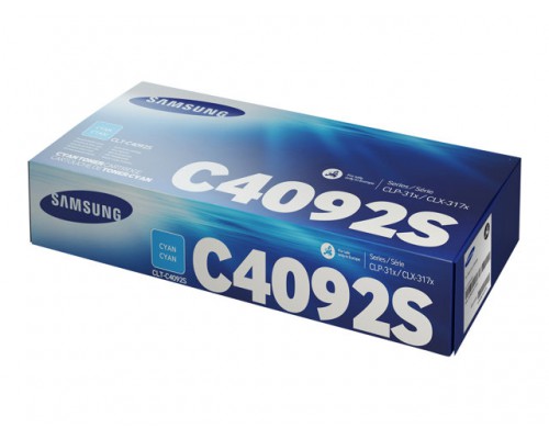 SAMSUNG CLT-C4092S&sol;ELS Cyan Toner Cartrid