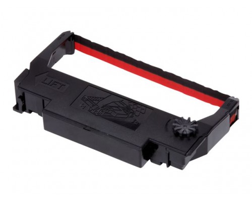 EPSON ERC38BR lint zwart en rood zwart 1.500.000, kleur 750.000 karakters 1-pack