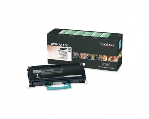 LEXMARK X264&comma; X363&comma; X364 tonercartridge zwart standard capacity 3&period;500 pagina s 1-pack return program