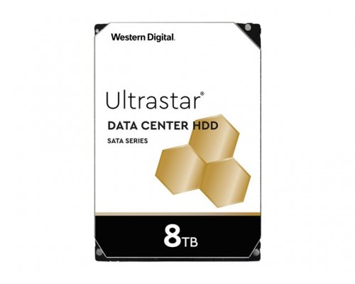 WESTERN DIGITAL Ultrastar 7K8 8TB HDD SATA 6Gb&sol;s 512E SE 7200Rpm HUS728T8TALE6L4 24x7 3&period;5inch Bulk