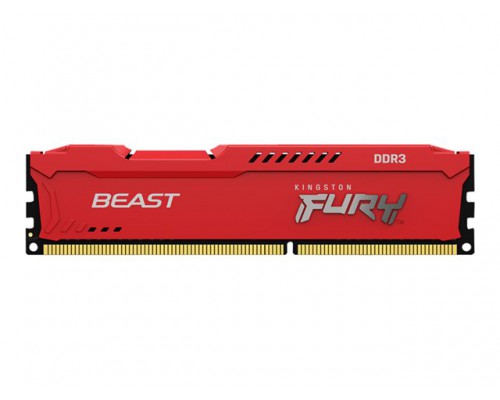 KINGSTON 16GB 1600MHz DDR3 CL10 DIMM Kit of 2 FURY Beast Red