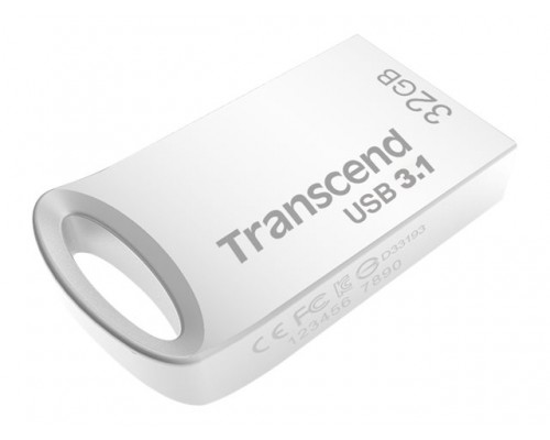 TRANSCEND JF 710 32GB Silver Plating USB 3&period;0 Silver