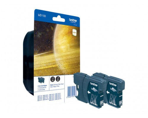 BROTHER LC-1100 inktcartridge cyaan&comma; magenta en geel standard capacity 3 x 7&period;5ml 3 x 325 pagina s 3-pack blister zonder alarm