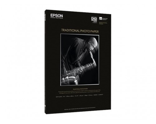 EPSON S045050 Traditional photo paper inktjet 330g&sol;m2 A4 25 sheets 1-pack