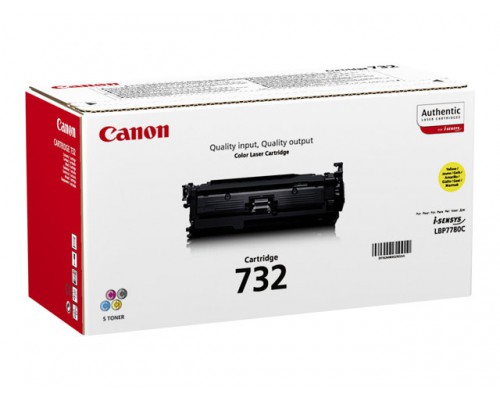CANON 732-Y tonercartridge geel standard capacity 6.400 paginas 1-pack