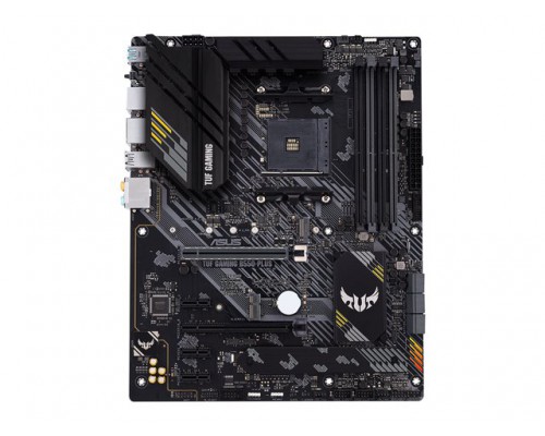 ASUS TUF GAMING B550-PLUS ATX MB PCIe 4.0 dual M.2 10 DrMOS power stages 2.5Gb Ethernet HDMI DisplayPort SATA 6Gbps USB3.2 Gen 2