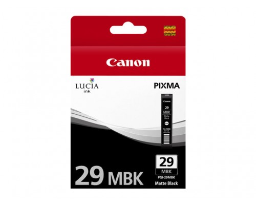 CANON PGI-29 MBK inktcartridge matzwart standard capacity 1&period;900 pictures 1-pack