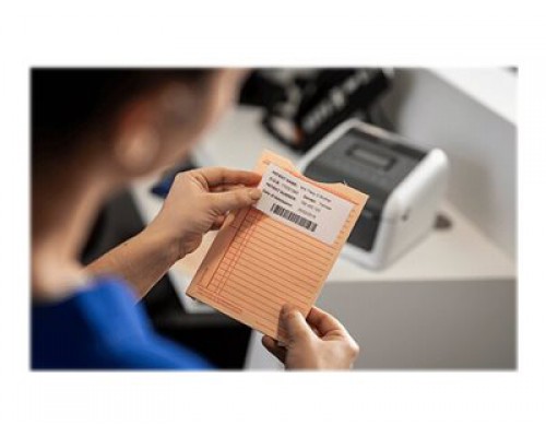 BROTHER Direct thermal label roll 76x26mm 1900 labels/roll 8 rolls/carton