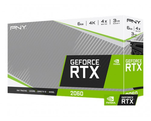 PNY GeForce RTX 2060 6GB GDDR6 192-bit DP&sol;HDMI&sol;DVI-D Dual Fan