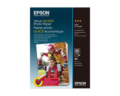 EPSON Value Photo Paper A4 20 sheets