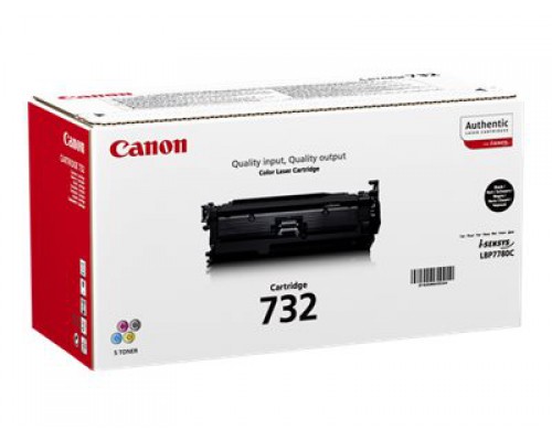 CANON 732-BK tonercartridge zwart standard capacity 6.100 paginas 1-pack