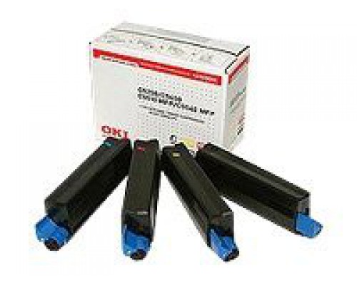 OKI C5250&comma; C5450&comma; C5510MFP&comma; C5540MFP toner zwart en drie kleuren high capacity 5&period;000 pagina s 1-pack