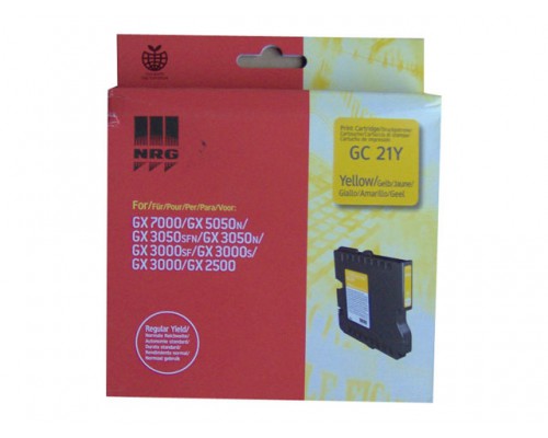 RICOH GC-21Y gel cartridge geel standard capacity 1&period;000 pagina s 1-pack