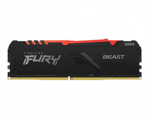 KINGSTON 64GB 2666MHz DDR4 CL16 DIMM Kit of 4 FURY Beast RGB