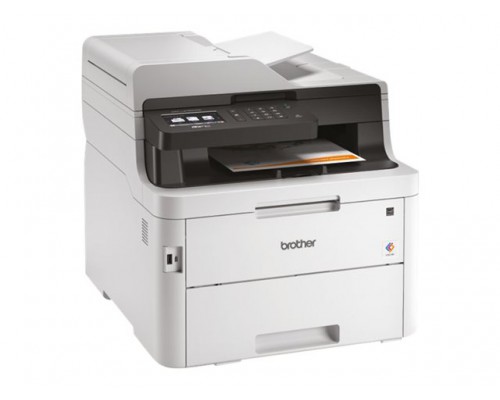BROTHER MFCL3750CDWRF1 Multifunction 4-in-1 Color LED with Duplex Ethernet and Wi-Fi Network 24ppm in Black and Color