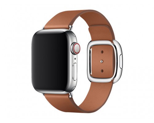 APPLE 40mm Saddle Brown Modern Buckle - Small