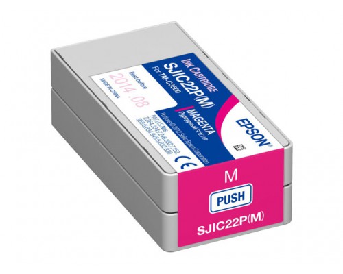 EPSON SJIC22P&lpar;M&rpar; inktcartridge magenta standard capacity 32&period;5ml 1-pack