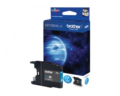 BROTHER LC-1280 inktcartridge cyaan extra high capacity 1&period;200 pagina s 1-pack