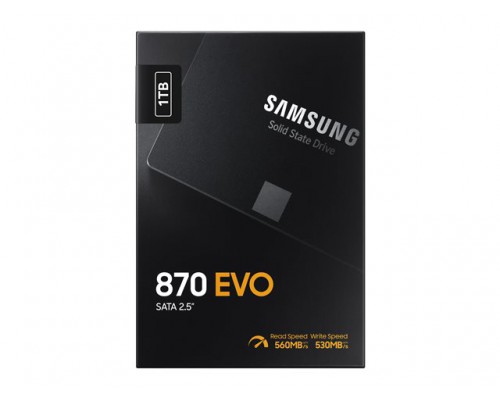 SAMSUNG SSD 870 EVO 1TB 2&period;5inch SATA 560MB&sol;s read 530MB&sol;s write