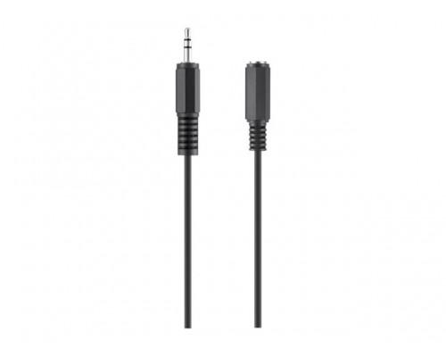 BELKIN CABLE AUDIO 3.5mm M/F 3M HEADPHN EXTENSN BLK NCKL
