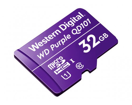 WD Purple 32GB Surveillance microSD HC - Class 10 UHS 1
