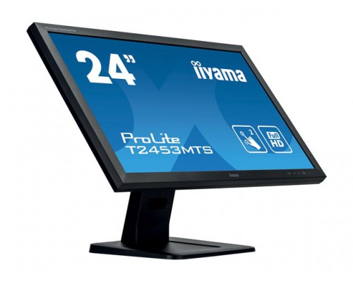 IIYAMA ProLite T2453MTS-B1 24 inch 61cm Optical Dual Touch VGA DVI HDMI USB-HUB -Touch Interface Dual Touch with supported OS