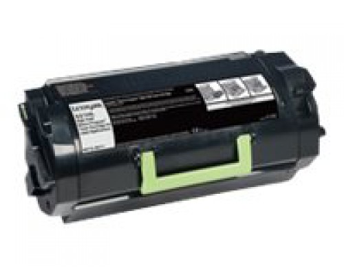 LEXMARK 520HAL tonercartridge zwart high yield 25&period;000 pagina s 1-pack non-return program&comma; for labels