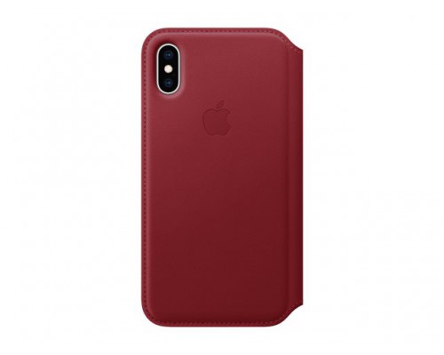 APPLE iPhone XS Leather Folio PRODUCT Red