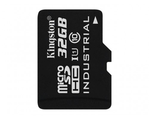 KINGSTON 32GB microSDHC UHS-I Industrial Temp Card Single Pack w&sol;o Adapter