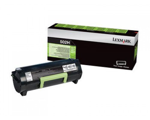 LEXMARK 502HE tonercartridge zwart standard capacity 5&period;000 pagina s 1-pack corporate